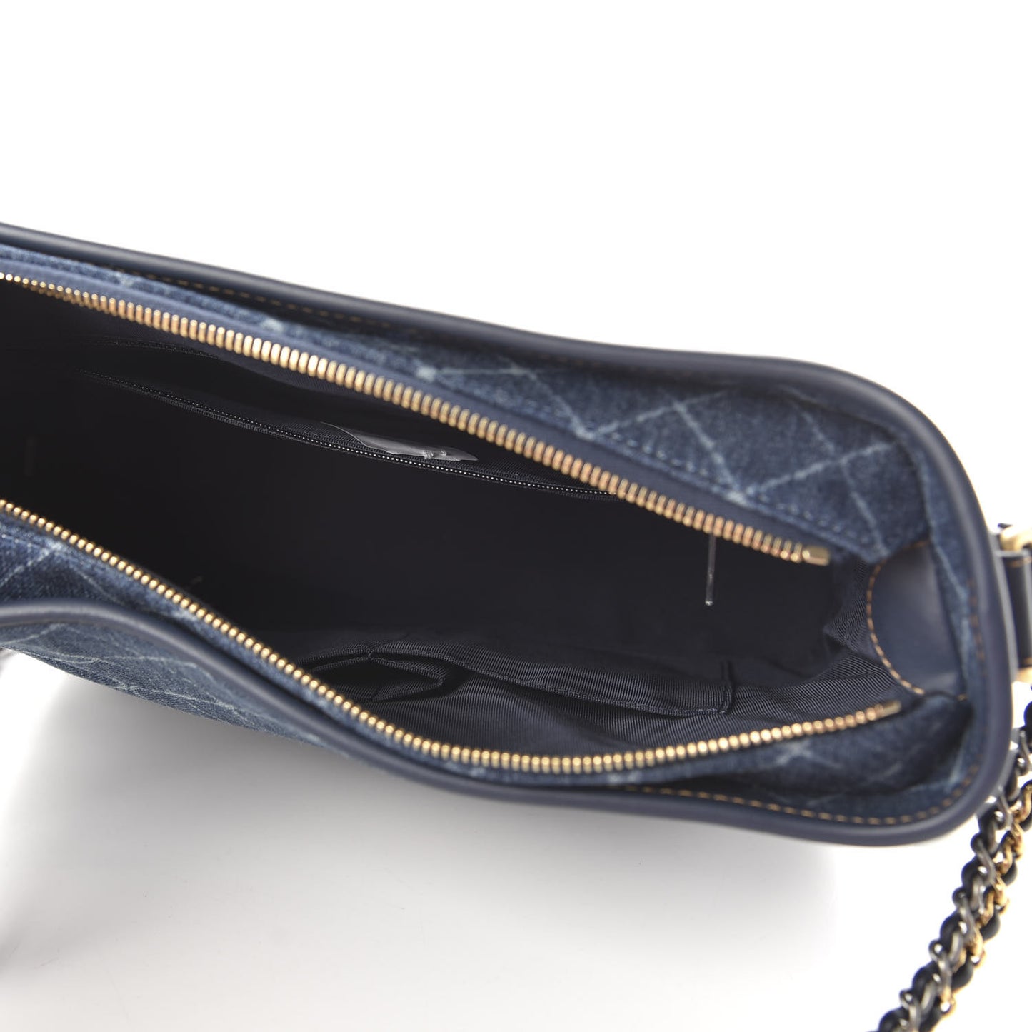 Denim Calfskin Medium Gabrielle Hobo Blue