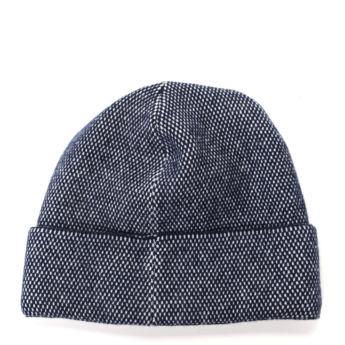 Cashmere Wool CC Beanie Hat Navy