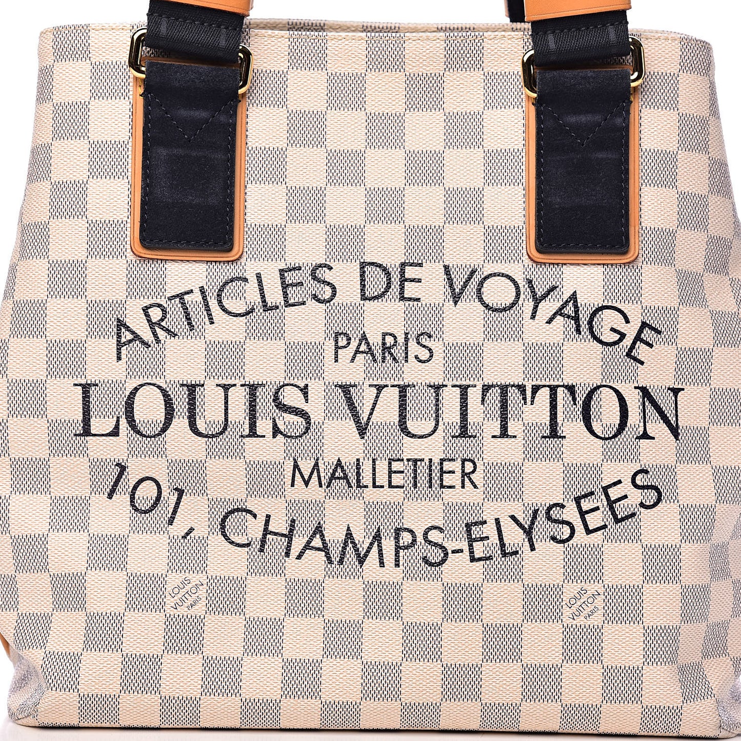 Damier Azur Beach Cabas PM
