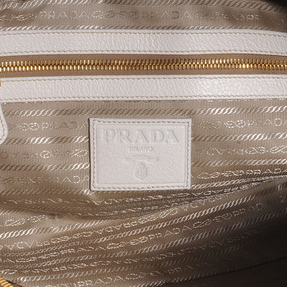 Prada Paglia Cinghiale Tote Naturale White 6 of 8