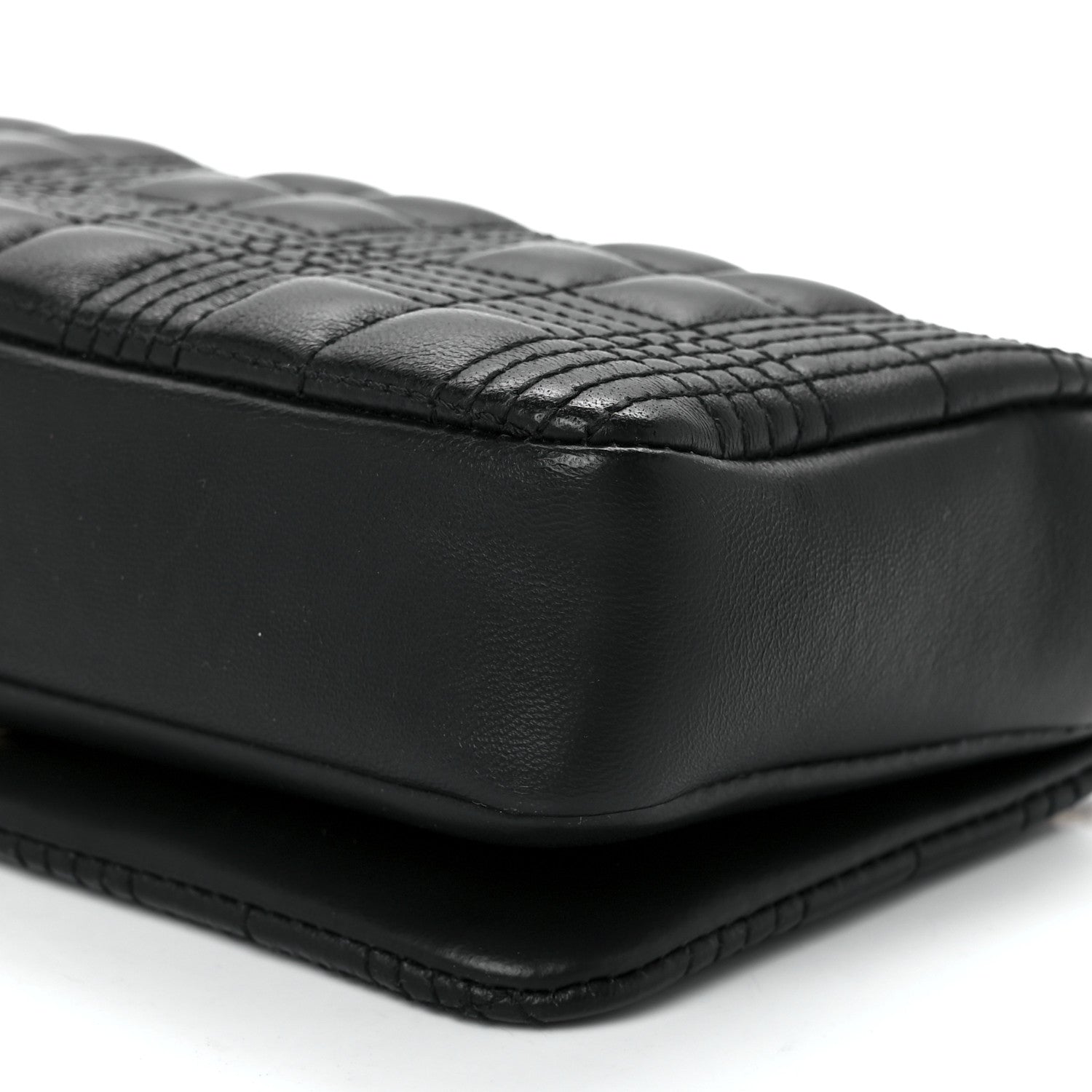 Burberry Grainy Calfskin Quilted Mini Lola Bag Black 11 of 11