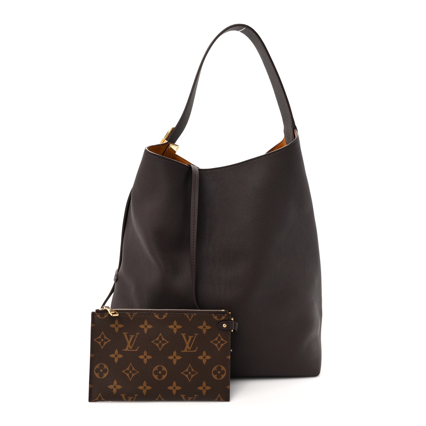 Grained Calfskin Low Key Hobo MM Ebene