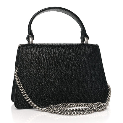 Gucci Dollar Calfskin Crystal Mini Dionysus Top Handle Bag Black Crystal 3 of 11