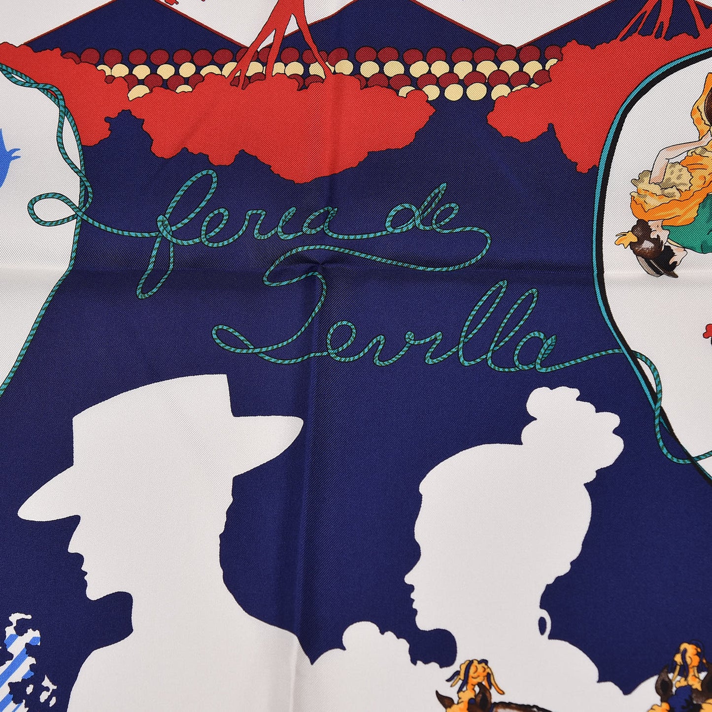 Silk Feria de Sevilla Scarf 90