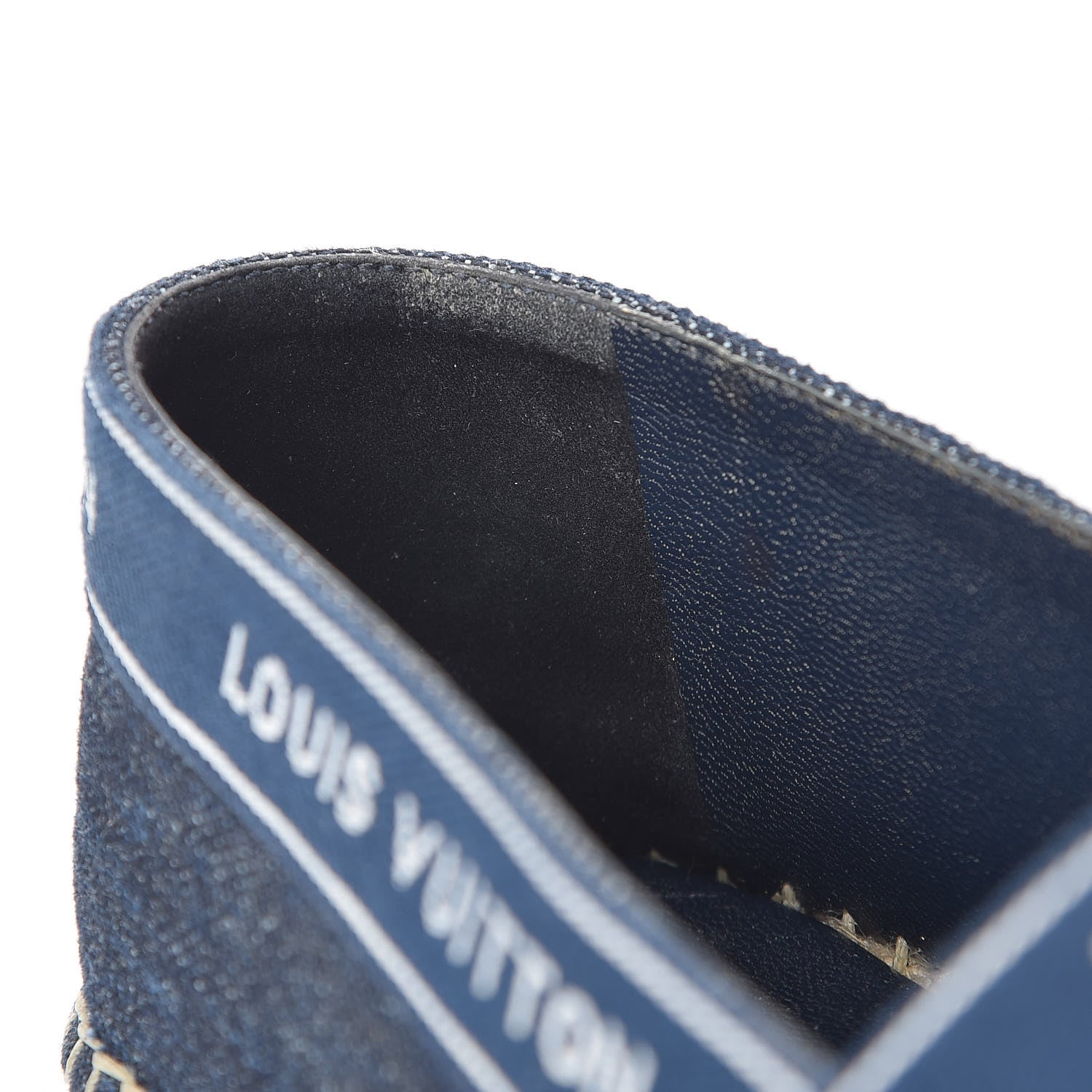 Louis Vuitton Denim Croisiere Espadrille 37.5 Marine 13 of 14