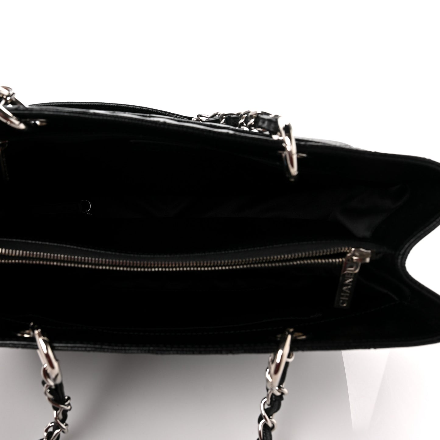 Caviar Quilted Grand Shopping Tote GST Black