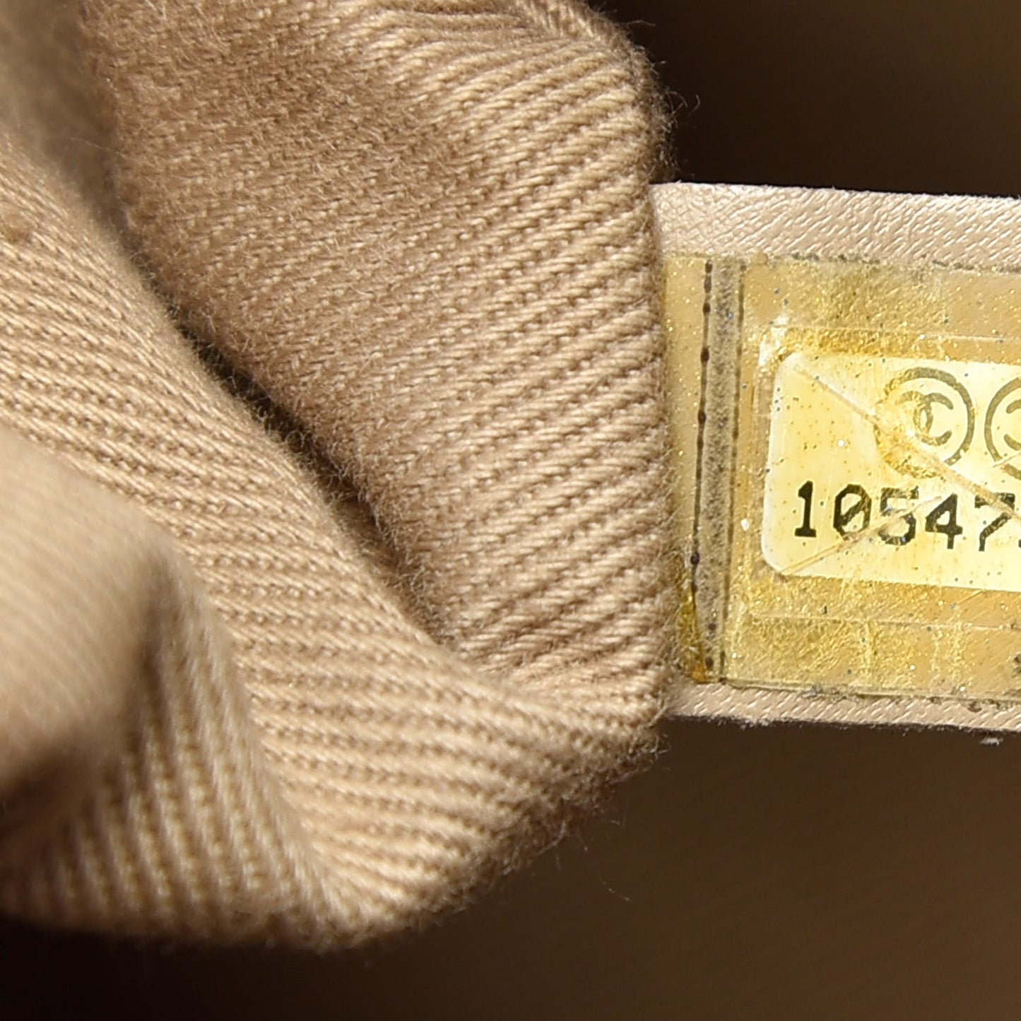 Distressed Lambskin Vintage Ligne Lady Braid Tote Brown