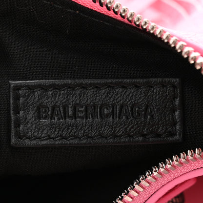 Balenciaga Agneau Arena Le Cagole Fringe Shoulder Bag XS Sweet Pink 7 of 11