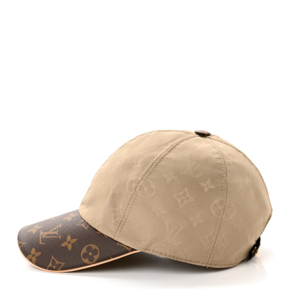 Louis Vuitton Monogram Polyester Silk LV Get Ready Cap M Beige 4 of 9