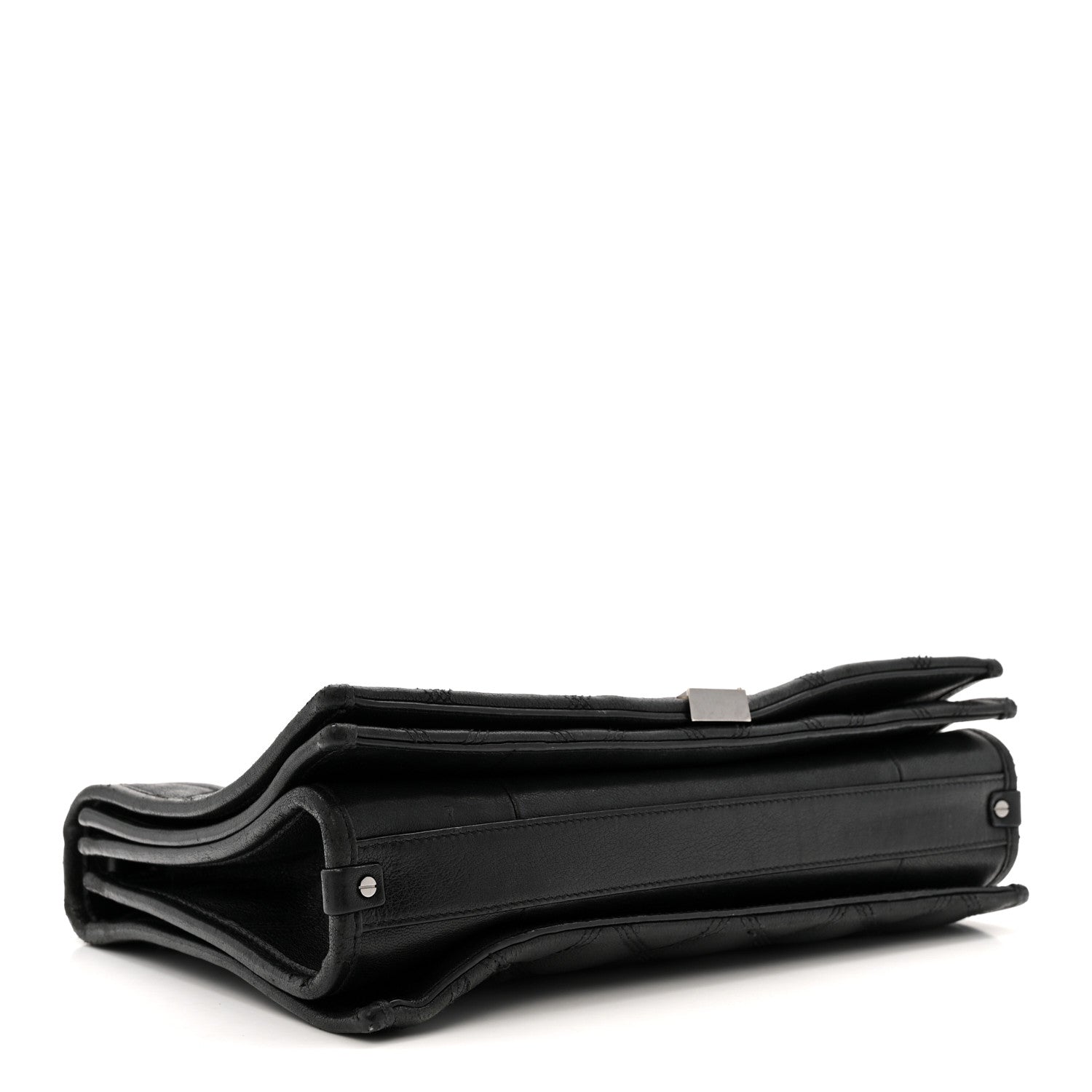 Saint Laurent Lambskin Quilted Small Becky Chain Bag Black 4 of 15