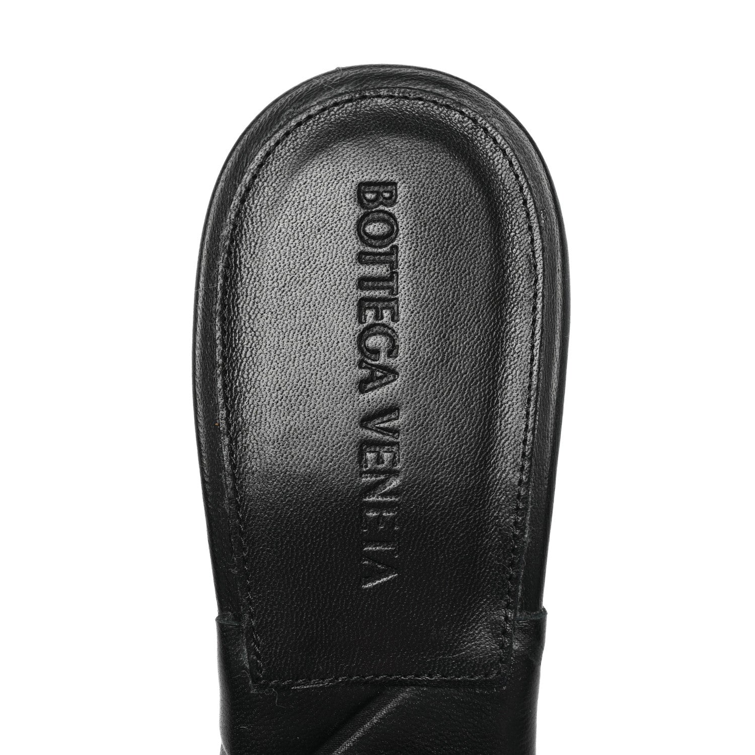 Bottega Veneta Nappa Quilted Rubber Lido Mule Sandals 36.5 Black 7 of 7