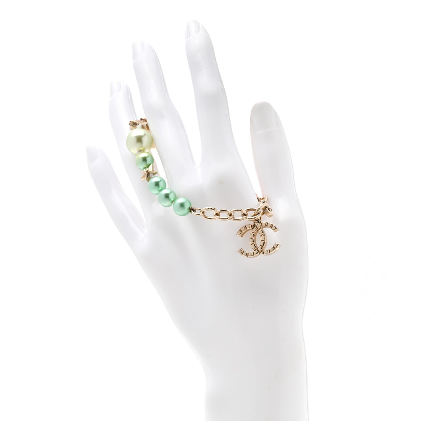 Pearl Cuba CC Bracelet Gold Multicolor