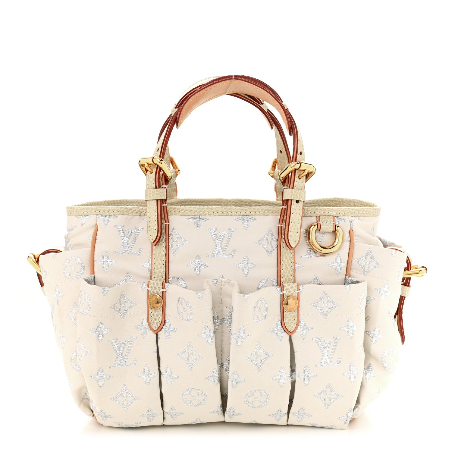 Louis Vuitton Glitter Monogram Cabas GM White 1 of 11