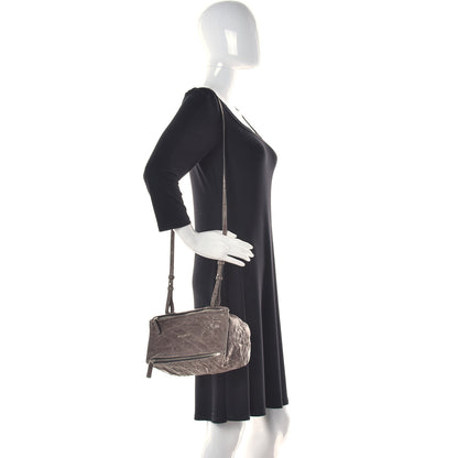 Givenchy Tumbled Sheepskin Mini Pandora Charcoal 4 of 11