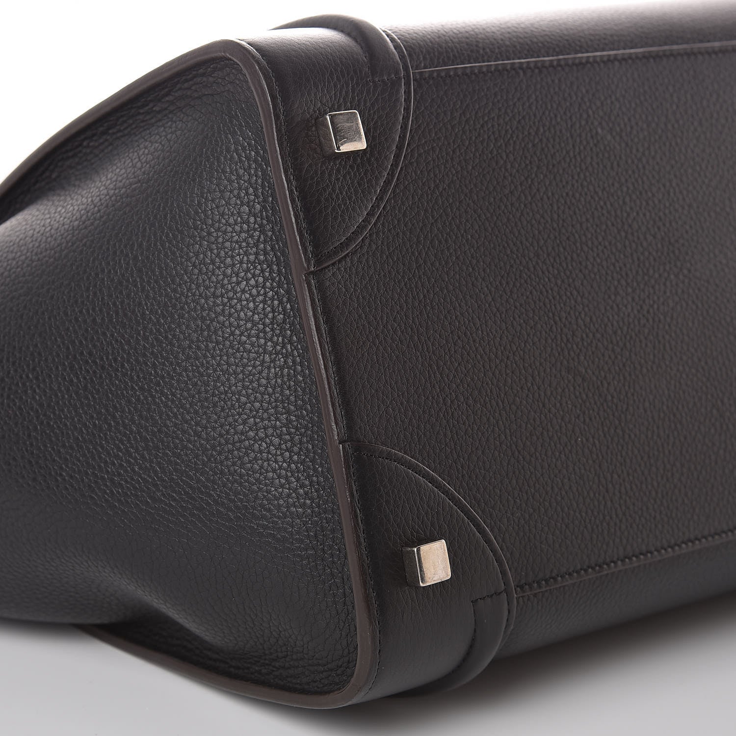 Celine Drummed Calfskin Mini Luggage Black 11 of 12