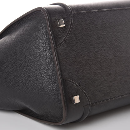 Celine Drummed Calfskin Mini Luggage Black 11 of 12