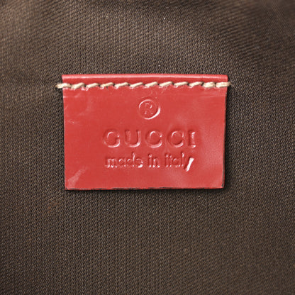 Gucci GG Plus Monogram Tattoo Heart Boat Pochette Off White Red 6 of 13