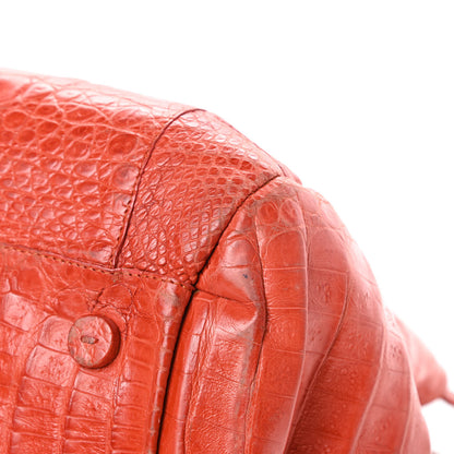 Nancy Gonzalez Crocodile Cristina Satchel Orange 12 of 20