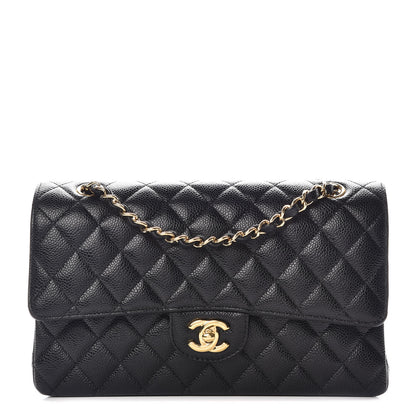 Chanel Caviar Quilted Medium Double Flap Black 1 of 11
