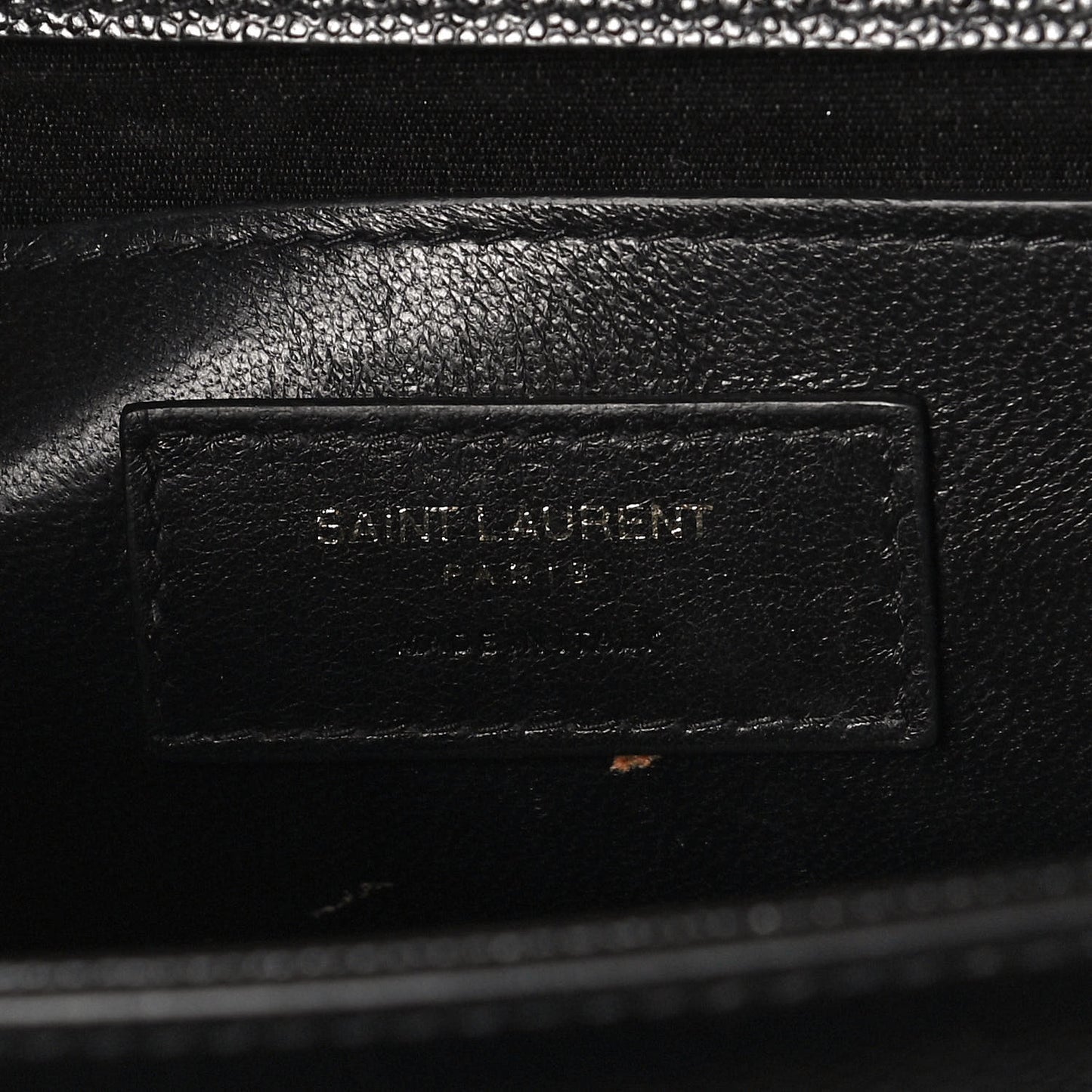Grain De Poudre Medium Classic Monogram Kate Satchel Black