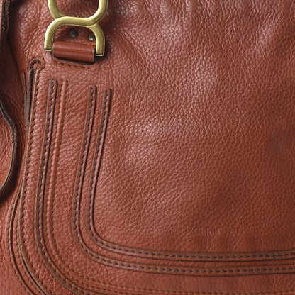 Chloe Calfskin Medium Marcie Satchel Brown Delight 9 of 11