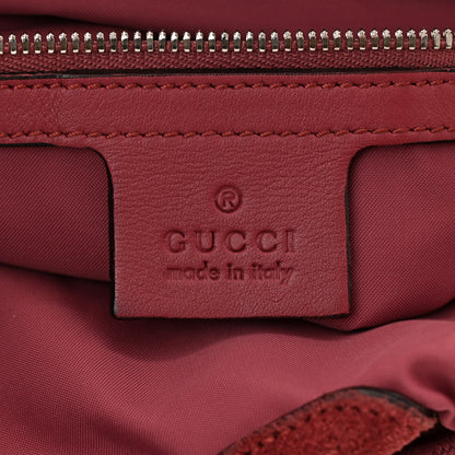 Gucci GG Supreme Monogram Blooms Small Single Buckle Backpack Beige Multicolor Dry Rose 6 of 13