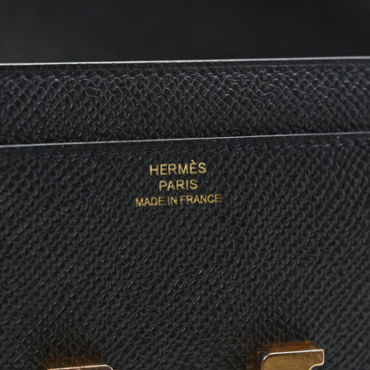 Hermes Epsom Constance Long Wallet Black 6 of 13