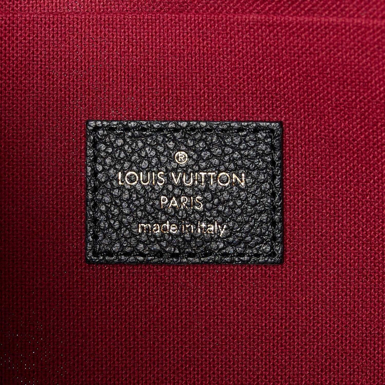 Louis Vuitton Empreinte Monogram Giant Felicie Pochette Black Beige 7 of 14