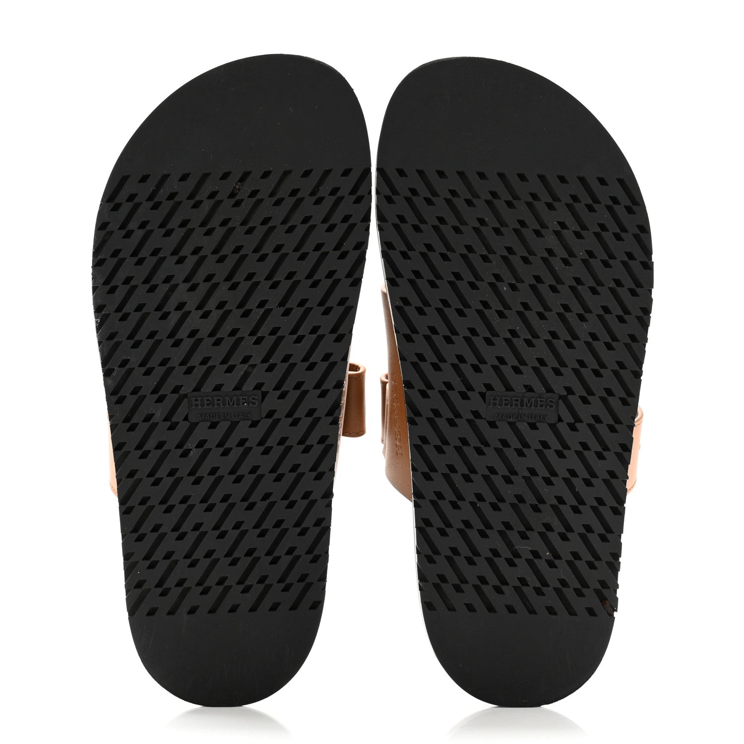 Hermes Calfskin Womens Chypre Sandals 36.5 Naturel 5 of 9