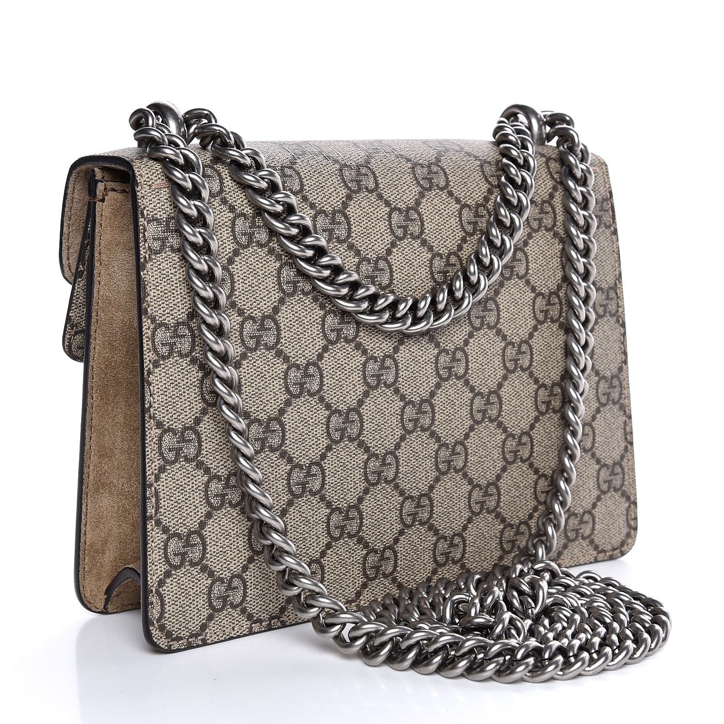 GG Supreme Monogram Mini Dionysus Shoulder Bag Taupe