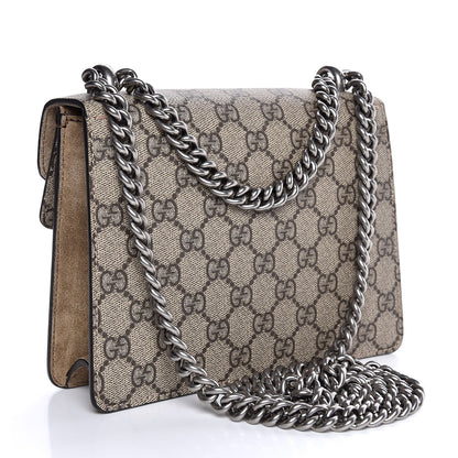 Gucci GG Supreme Monogram Mini Dionysus Shoulder Bag Taupe 3 of 7