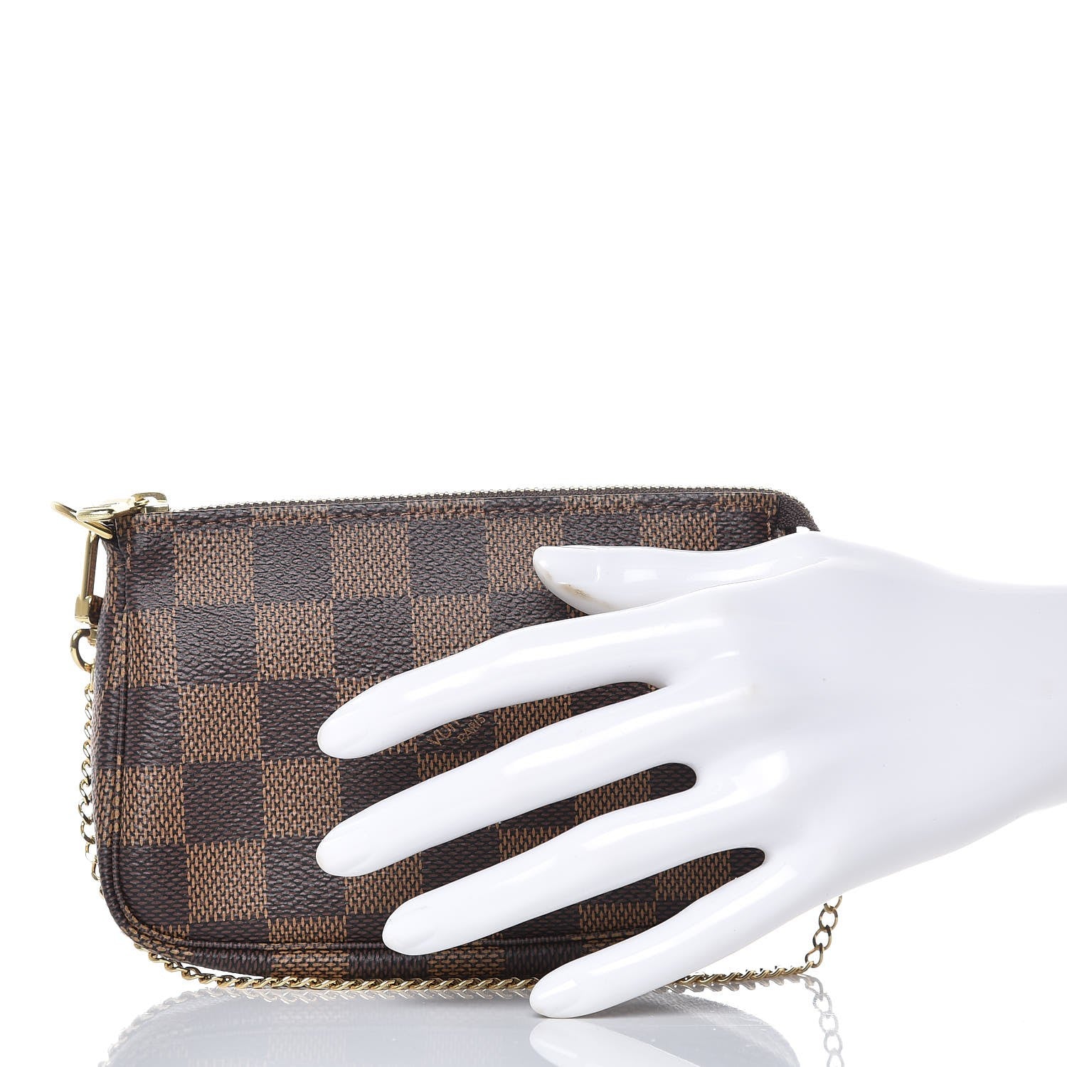 Louis Vuitton Damier Ebene Mini Pochette Accessories 2 of 7