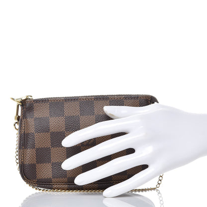Louis Vuitton Damier Ebene Mini Pochette Accessories 2 of 7