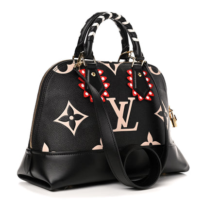 Louis Vuitton Empreinte Monogram Giant Crafty Alma PM Black Creme 2 of 4