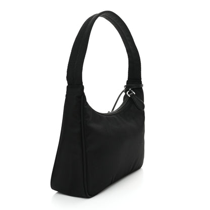 Prada Tessuto Nylon Mini Re-Edition 2000 Bag Black 3 of 11