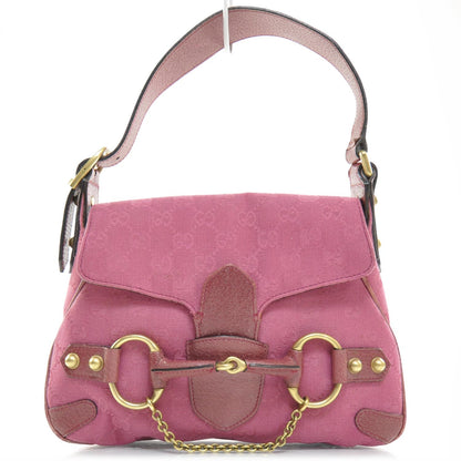 Gucci Monogram Horsebit Flap Bag Fuchsia 1 of 10