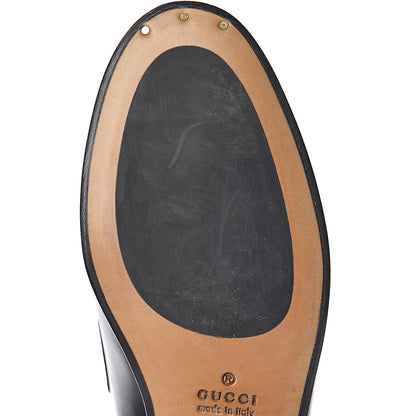 Gucci Calfskin Womens Jordaan Loafers 34 Black 9 of 13