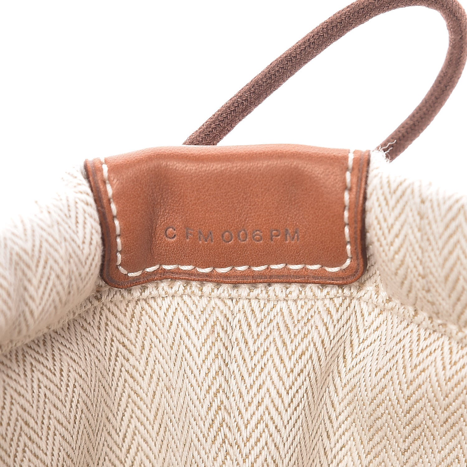 Hermes Canvas Barenia Fourbi 20 PM Pouch Naturel Fauve 8 of 12