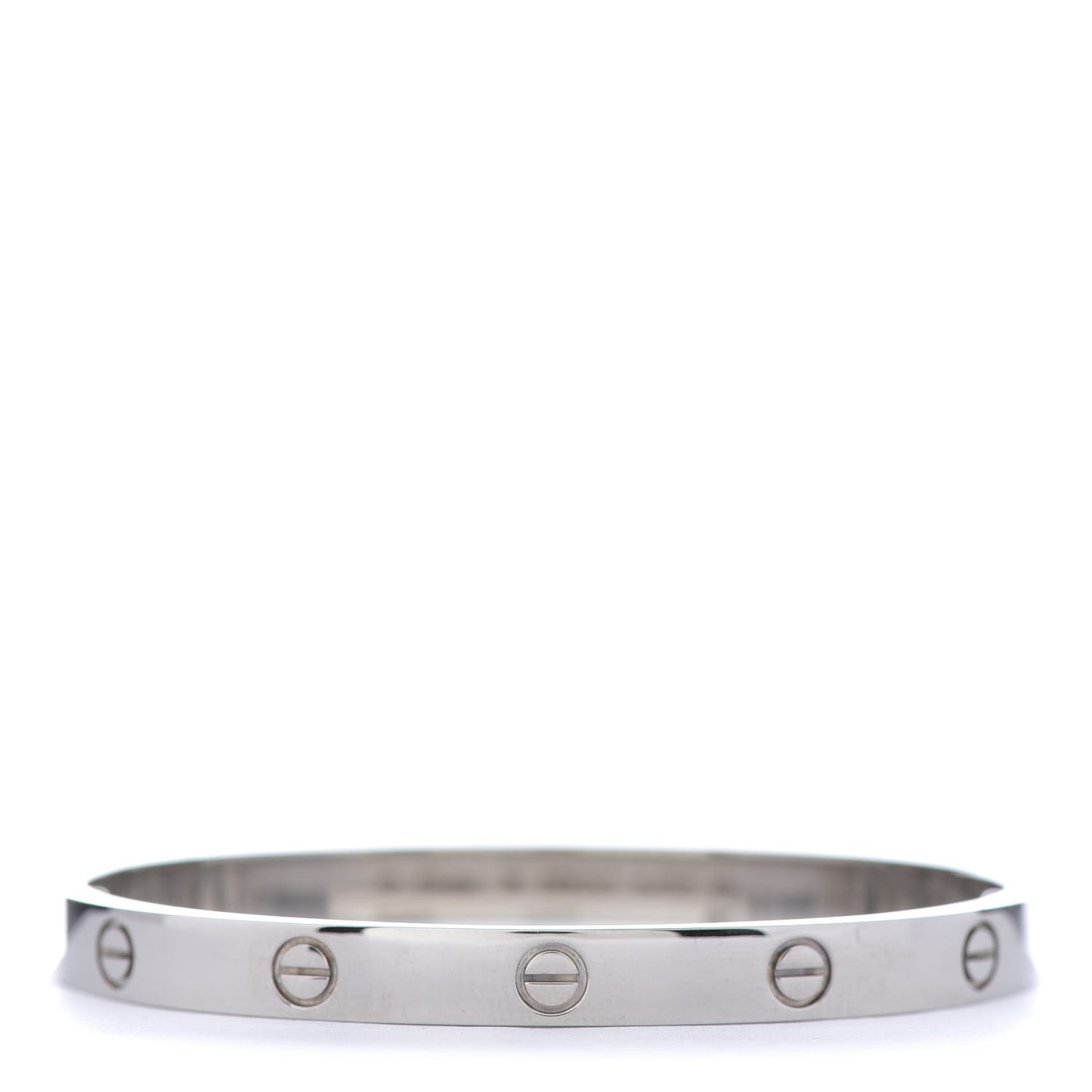 18K White Gold LOVE Bracelet 18
