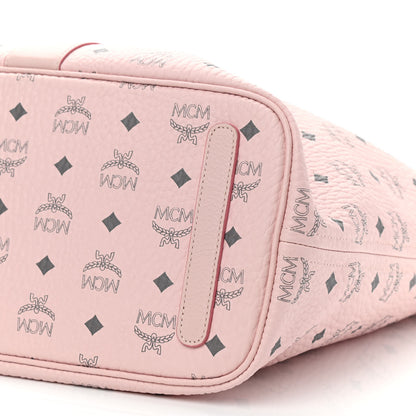 MCM Visetos Medium Liz Reversible Shopper Tote Soft Pink 10 of 13