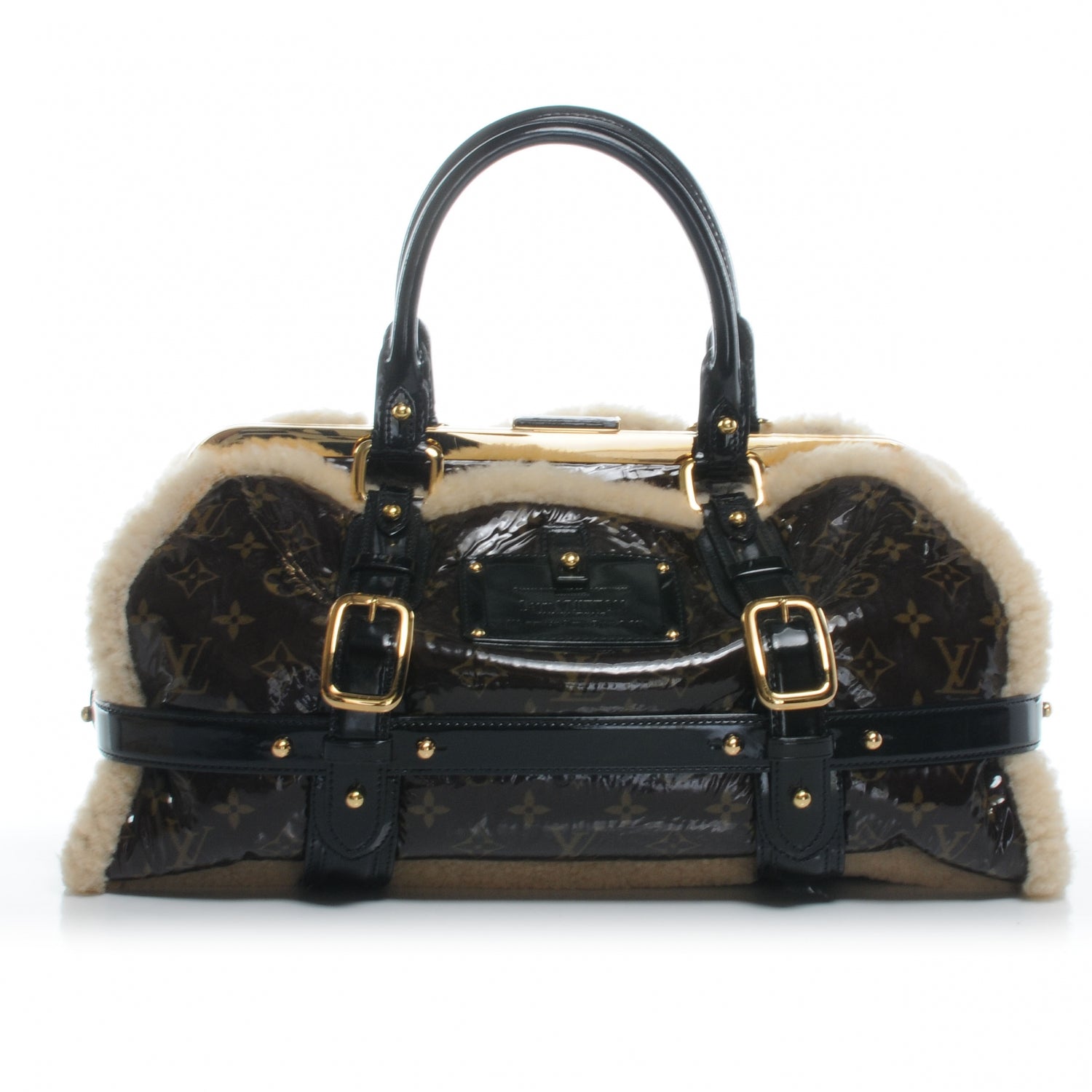 Louis Vuitton Monogram Shearling Storm Bag 1 of 7