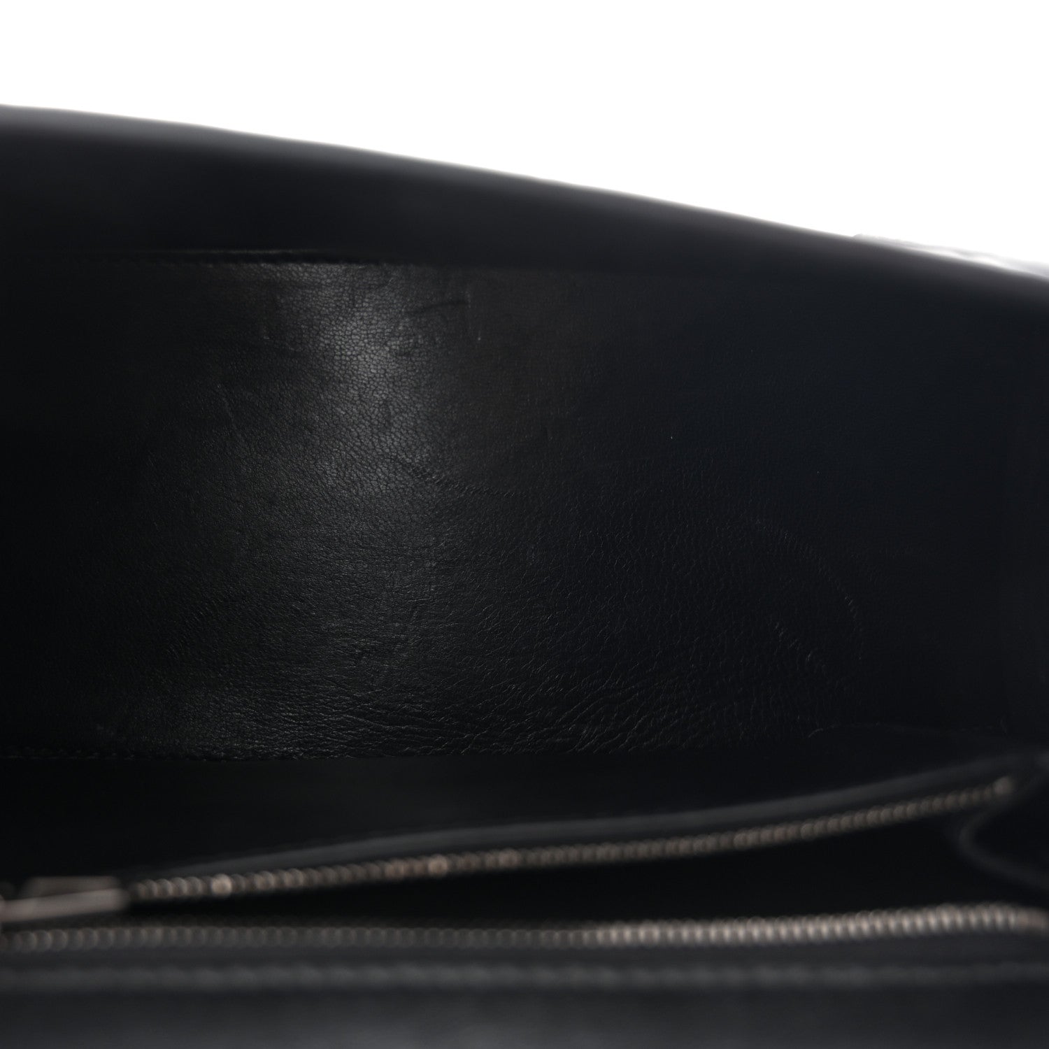 Balenciaga Shiny Calfskin Monochrome Crocodile Embossed Small Hourglass Top Handle Bag Black 5 of 12