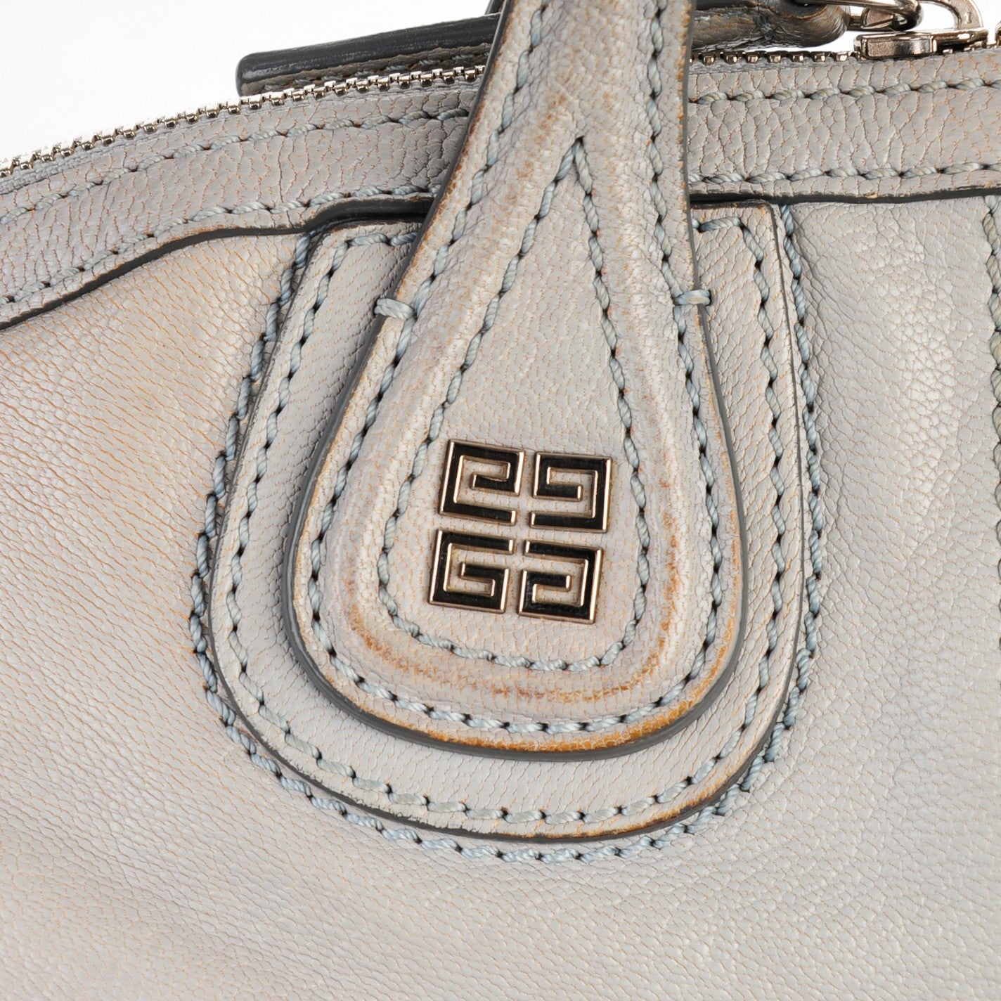 Givenchy Sugar Goatskin Micro Nightingale Light Blue 13 of 17