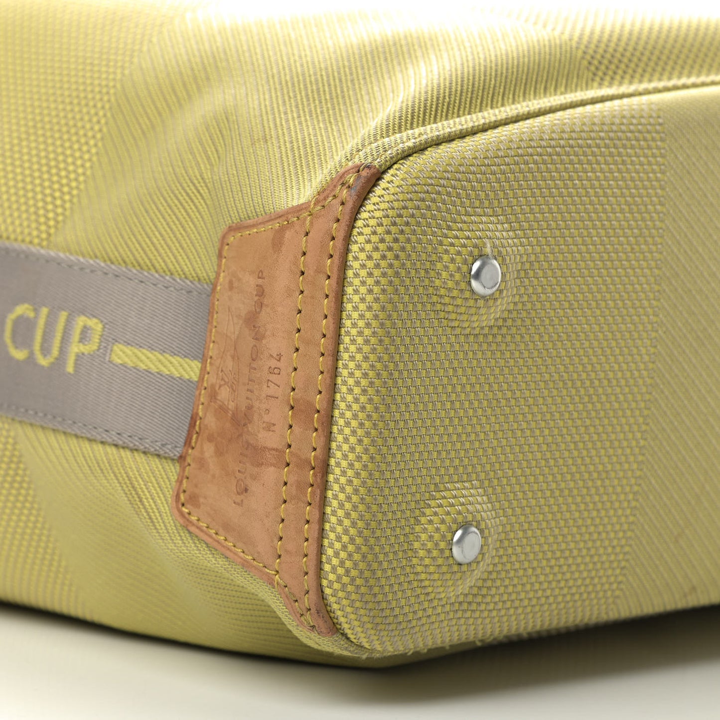 Damier Geant Americas Cup Volunteer Bag Yellow