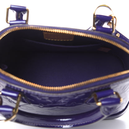 Louis Vuitton Vernis Alma BB Blueberry 4 of 10