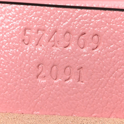 Gucci Azalea Calfskin Enamel Matelasse Diagonal Super Mini Torchon GG Marmont Shoulder Bag New Cherry Red Wild Rose 7 of 10