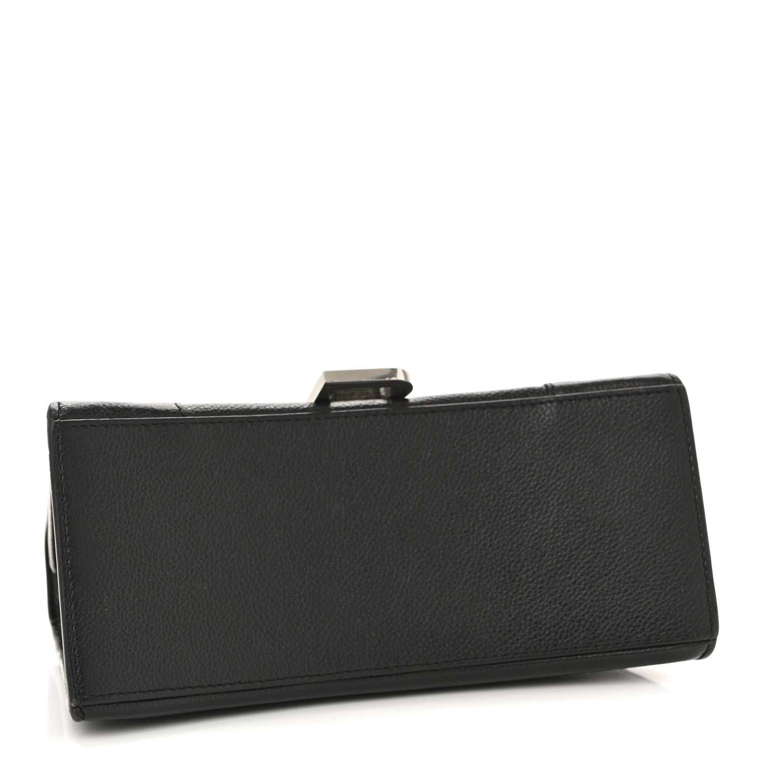 Balenciaga Grained Calfskin Small Hourglass Top Handle Bag Black 4 of 13