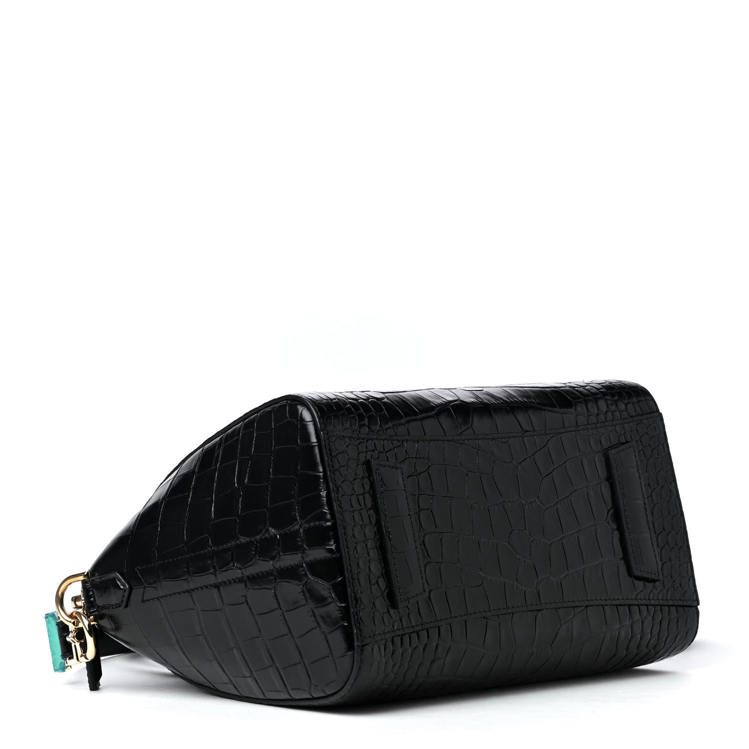 Givenchy Calfskin Crocodile Embossed Small Antigona Black 3 of 4