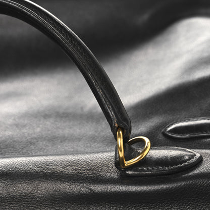 Hermes Evergrain Kelly Retourne 32 Black 16 of 21