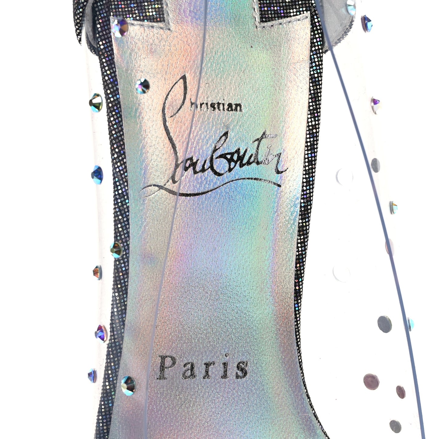PVC Degrastrass 85 Pumps 36 Silver